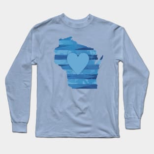 Wisconsin Heart Long Sleeve T-Shirt